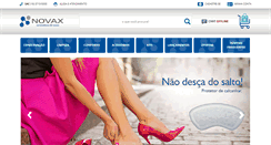 Desktop Screenshot of lojanovax.com.br